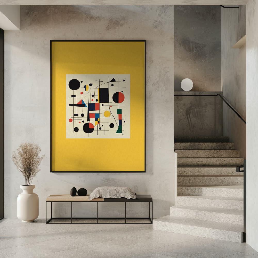 Abstract Geometry And Vibrant Colors | Poster