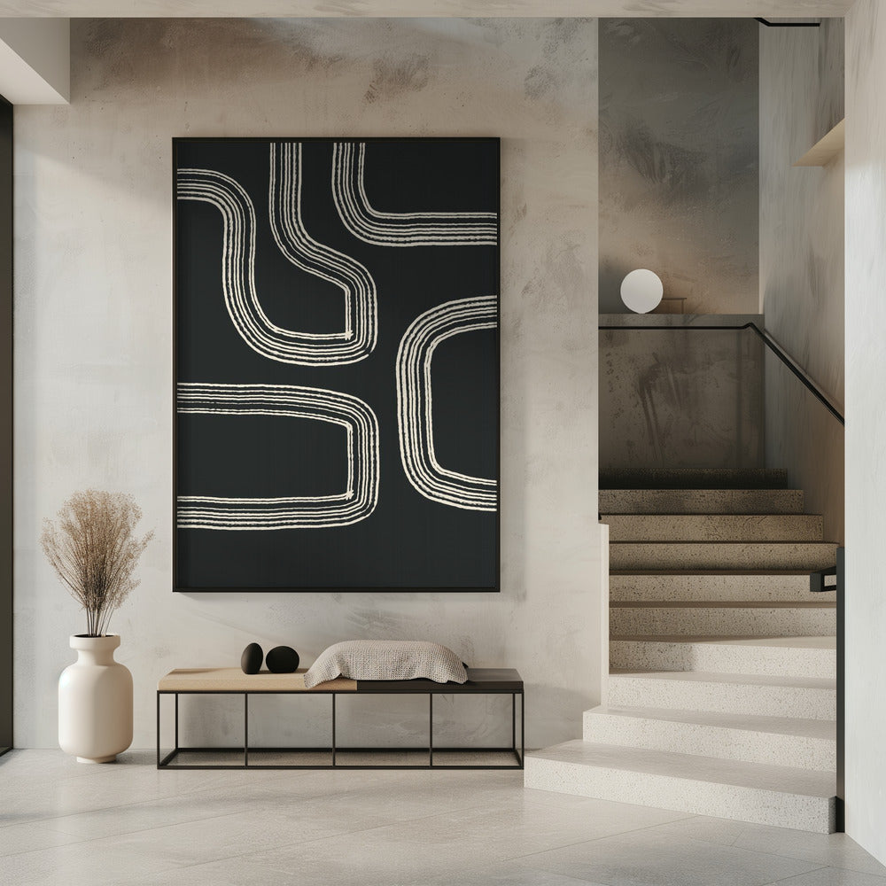 Bold Curved Lines | Poster