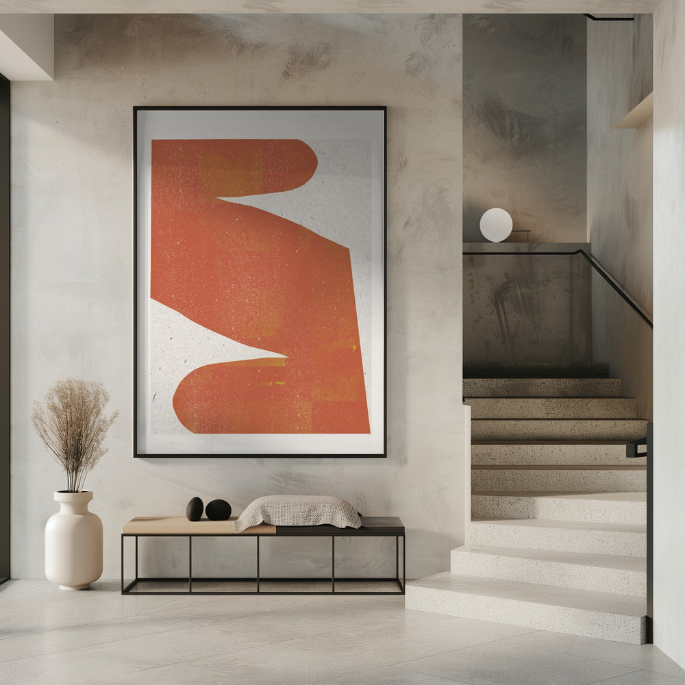 Orange Silhouette | Poster