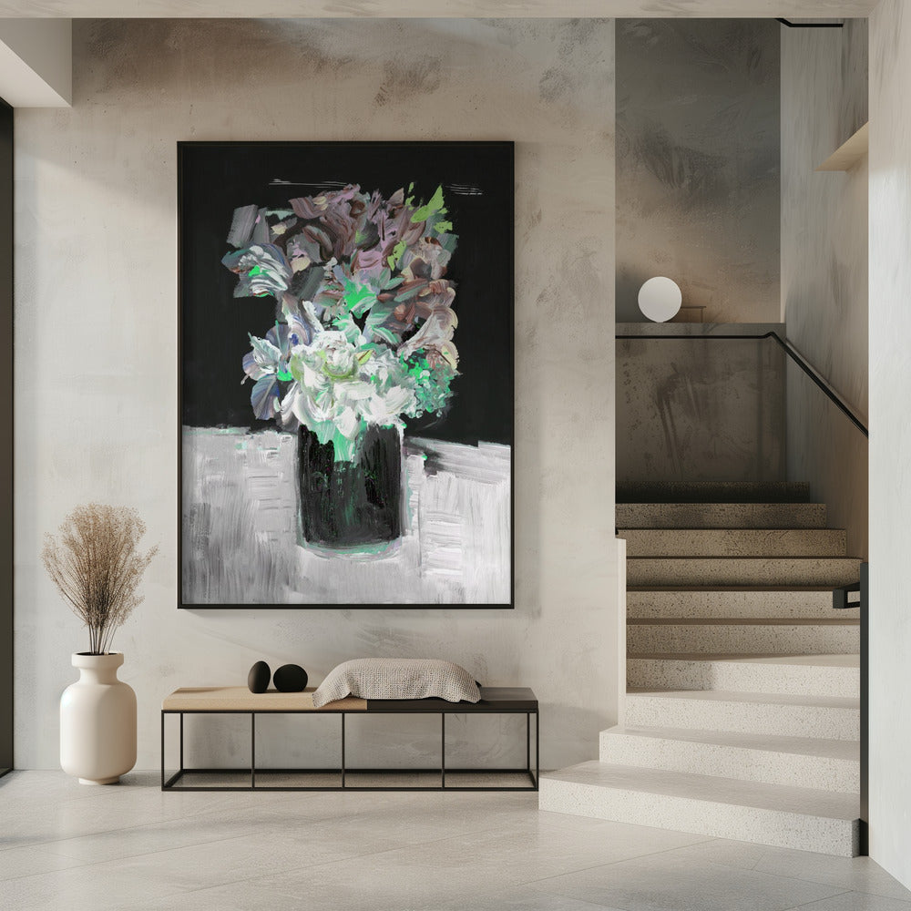 Colorful Flower with Vase | Poster
