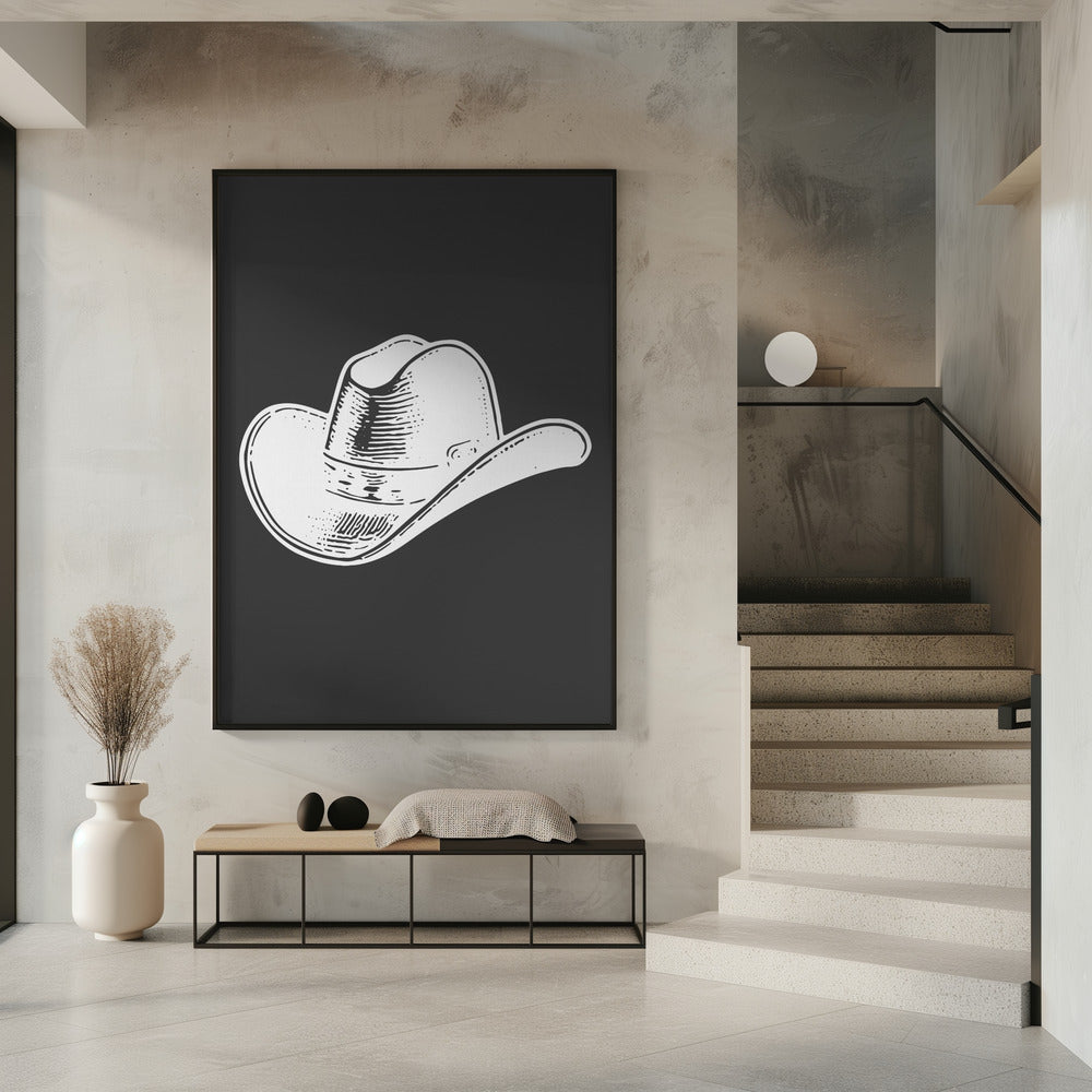 Black Cowboy Hat | Poster