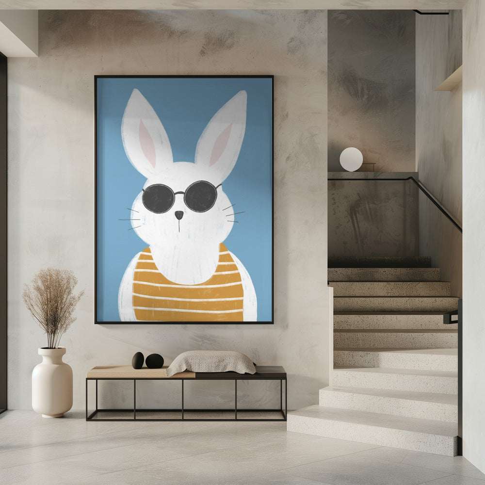 Summer bunny vintage | Poster