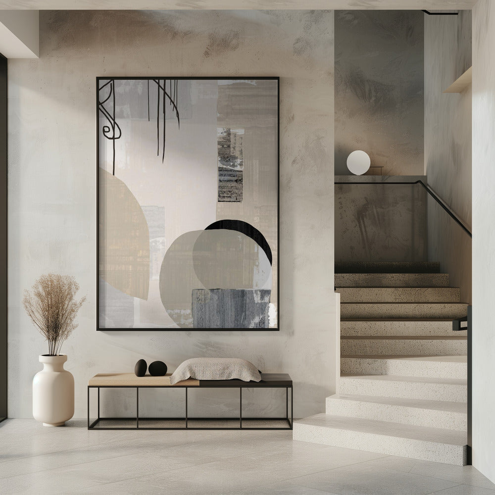 Monochrome Fluidity | Poster
