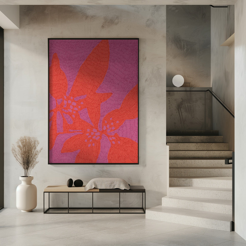 Vibrant Petal Dance | Poster