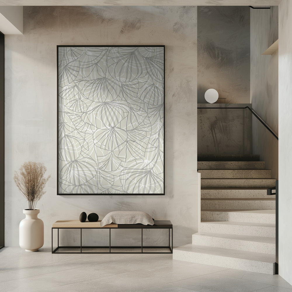 Abstract Floral Line | Poster