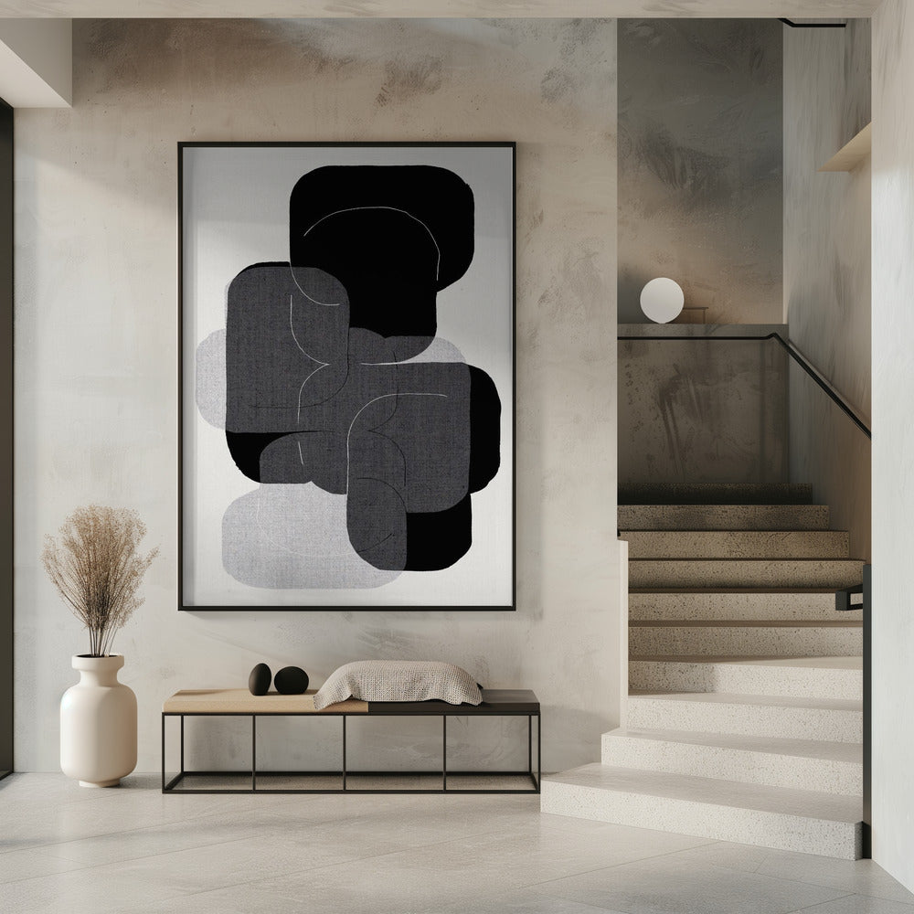 Monochrome Layers | Poster