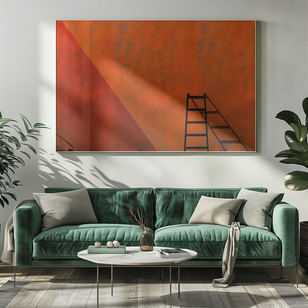 A ladder and its shadow | Canvas