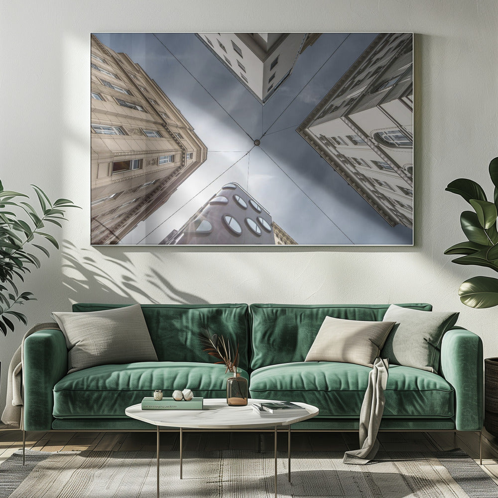 Where streets meet the sky | Canvas