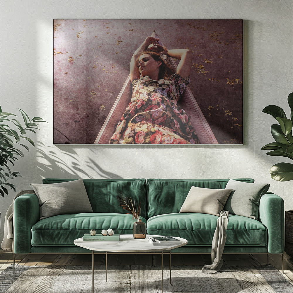 Evening on the lake | Canvas