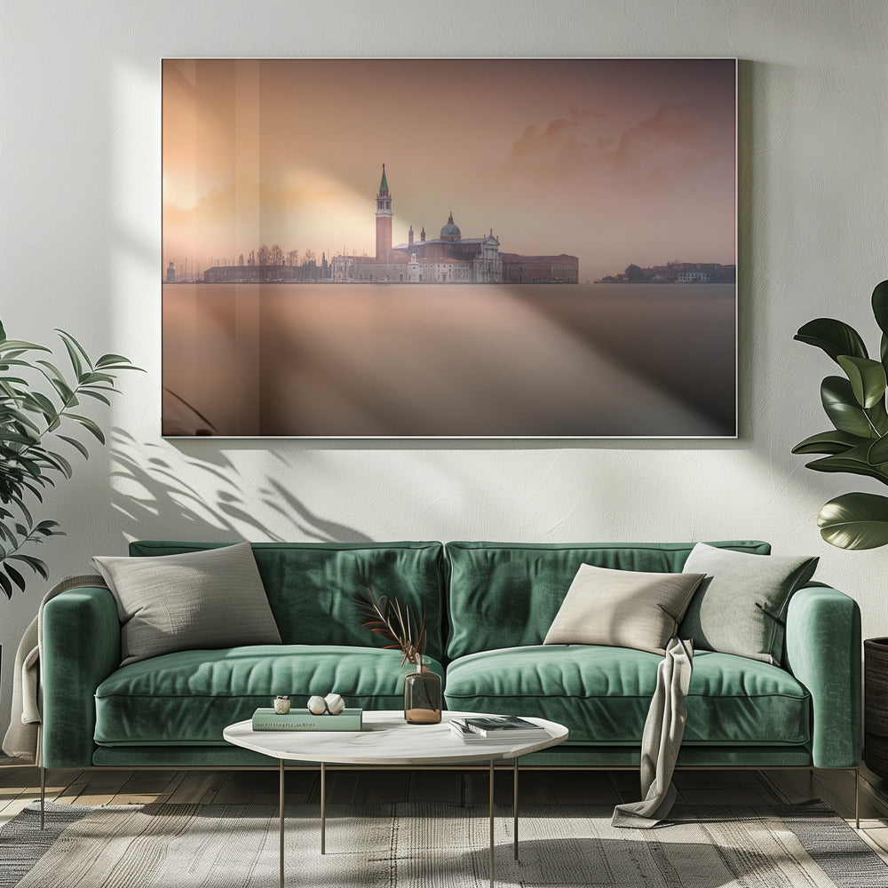 Venice pink sunrise | Canvas