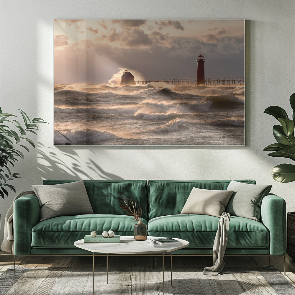 Raging Lake | Canvas