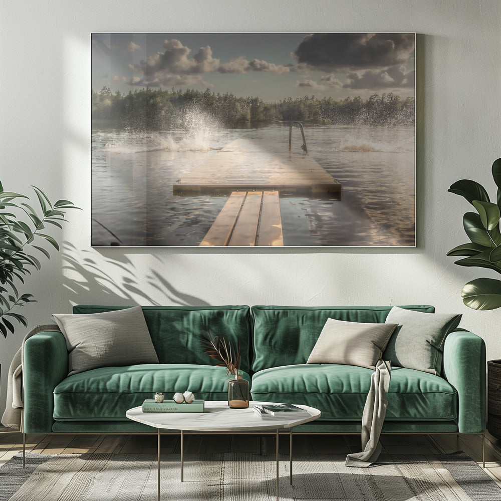 The diving board | Canvas