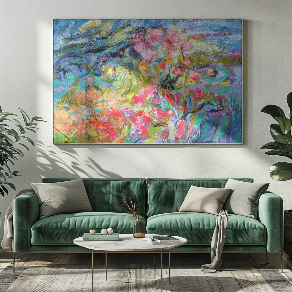 Expressionist Colorful Abstract | Canvas