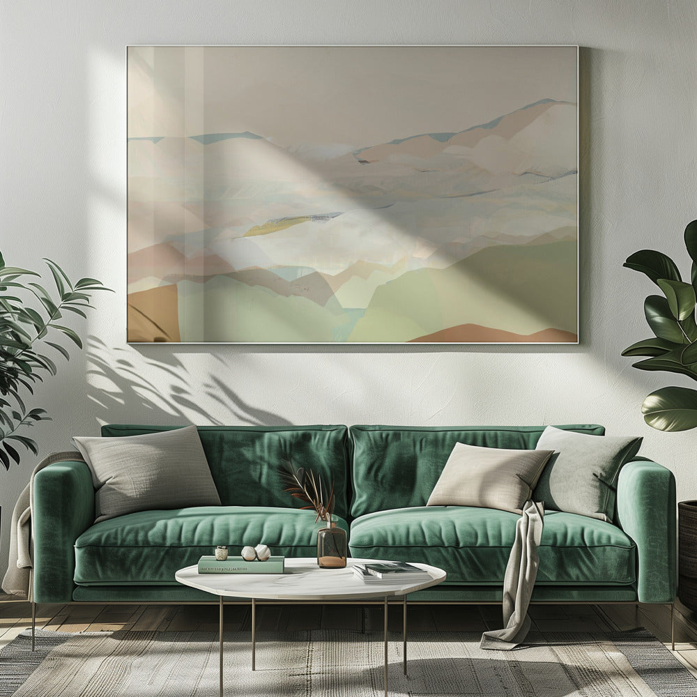 Colourblock Landscape 1 | Canvas
