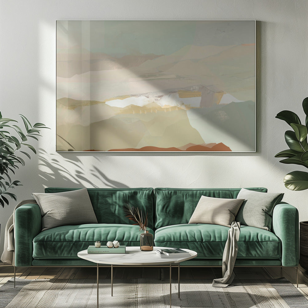 Colourblock Landscape 3 | Canvas