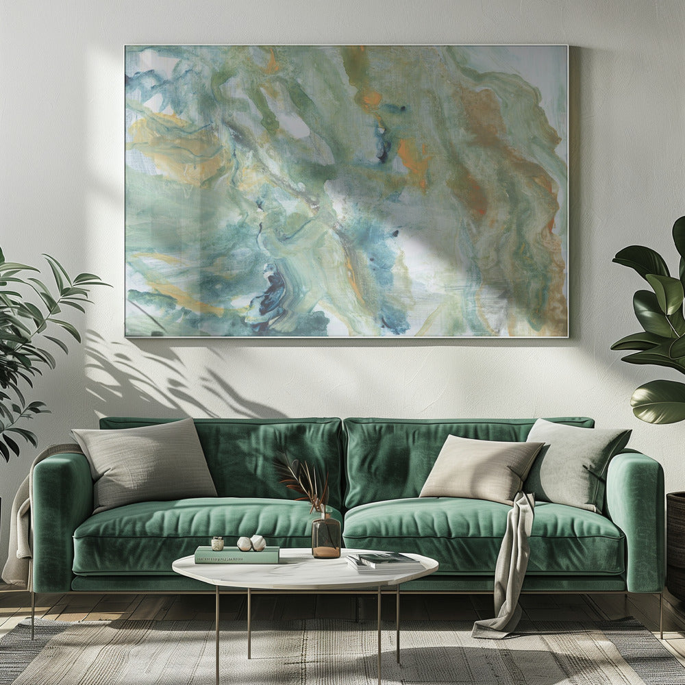 Blue Abstract Forms | Canvas