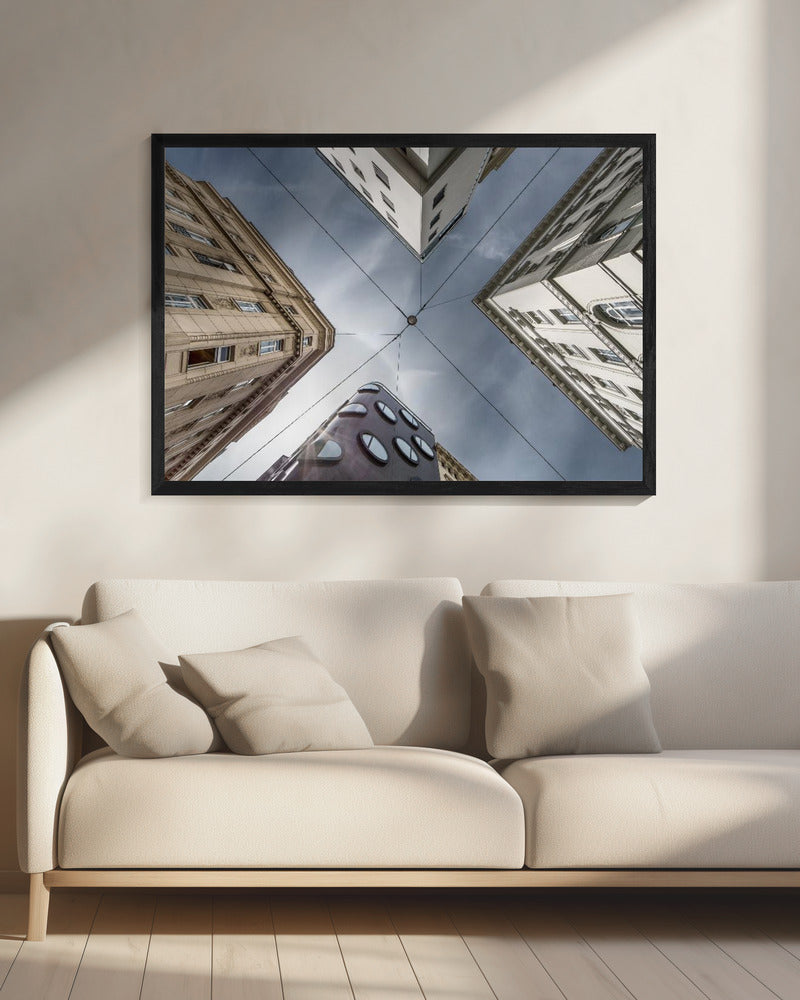 Where streets meet the sky | Canvas