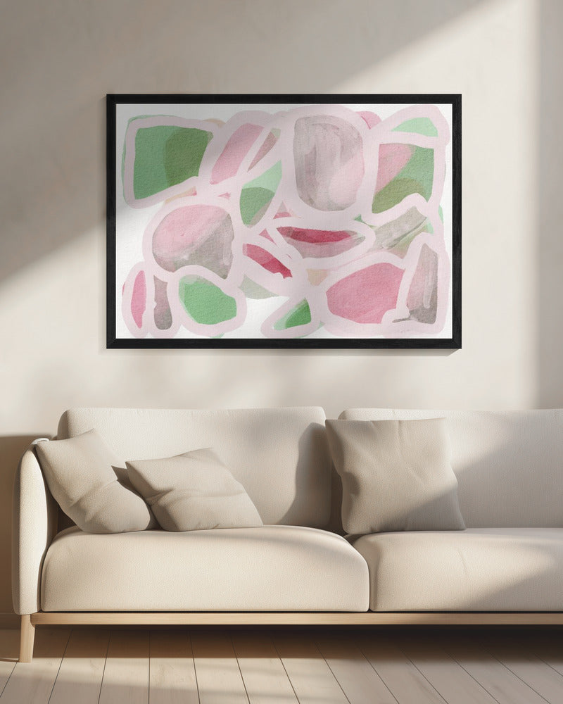 Pink Scribble | Canvas