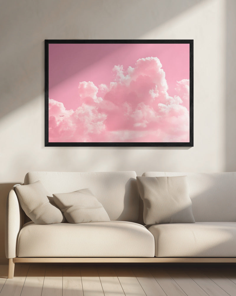 Cloudy with a touch of Pink | Canvas