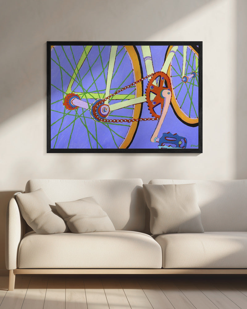 Green Spokes | Canvas