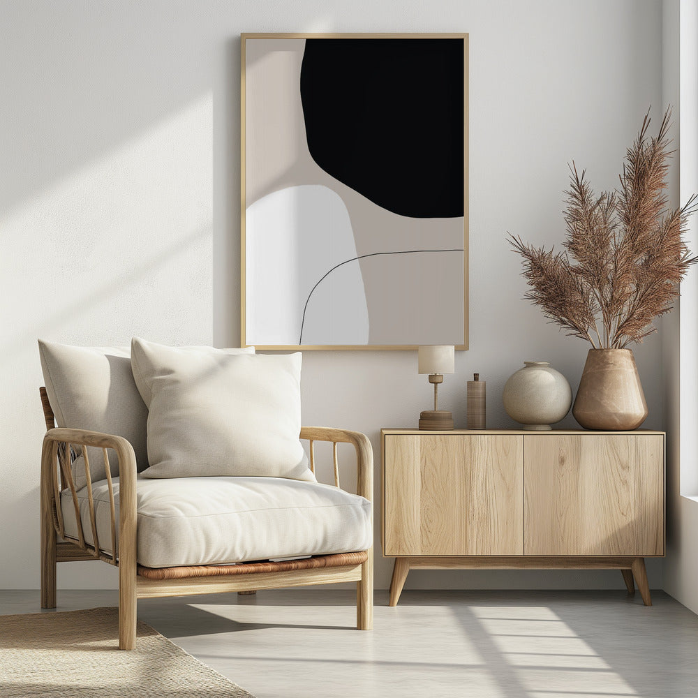 Monochrome Shapes | Poster