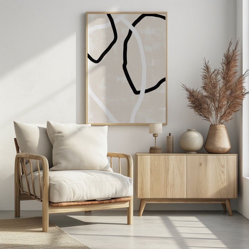Curved Lines Dance | Poster