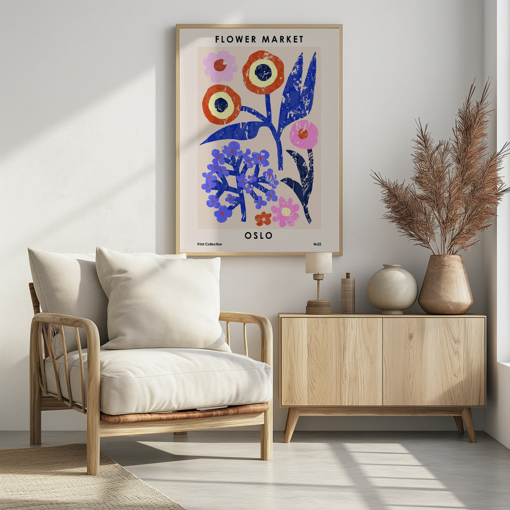 Flower Market. Oslo | Poster