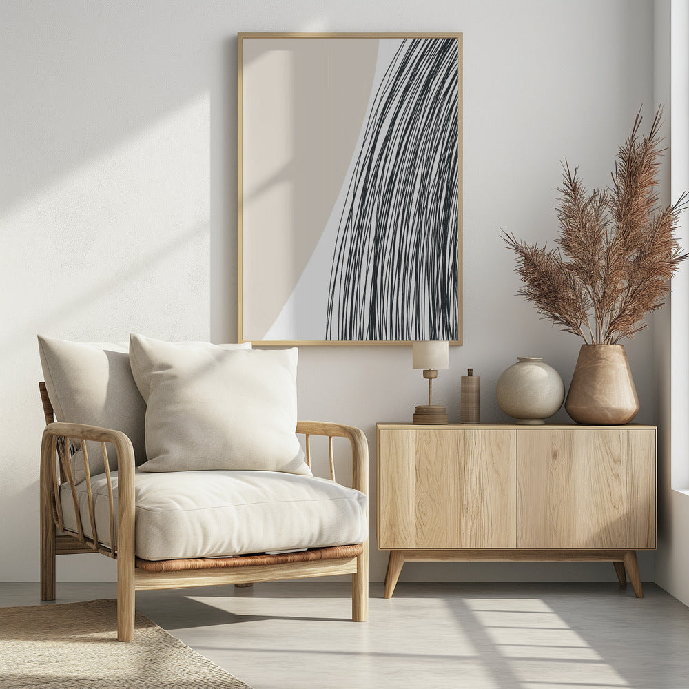 Curved Lines Harmony | Poster