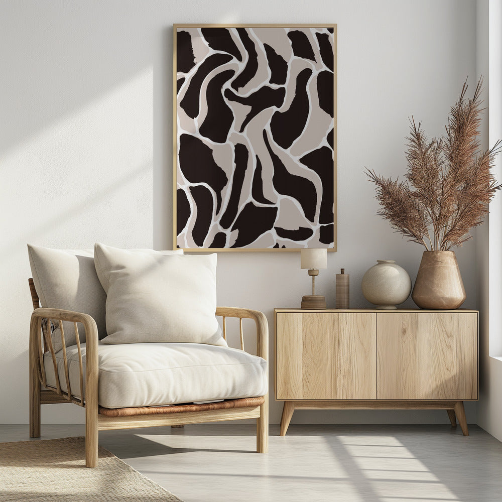 Monochrome Waves | Poster