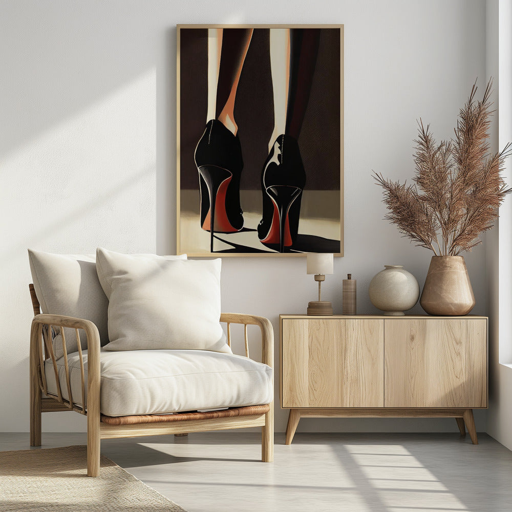 Sleek Stiletto Strut | Poster