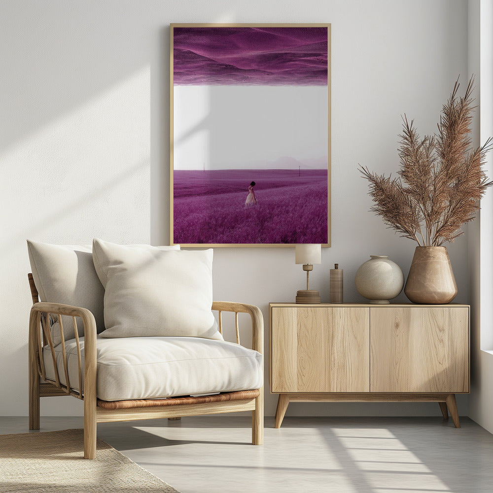 Purple Fields | Poster