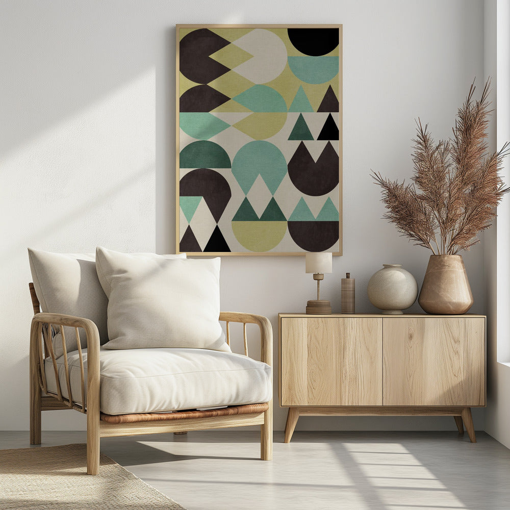 Rainbow Plus Shapes6 | Poster