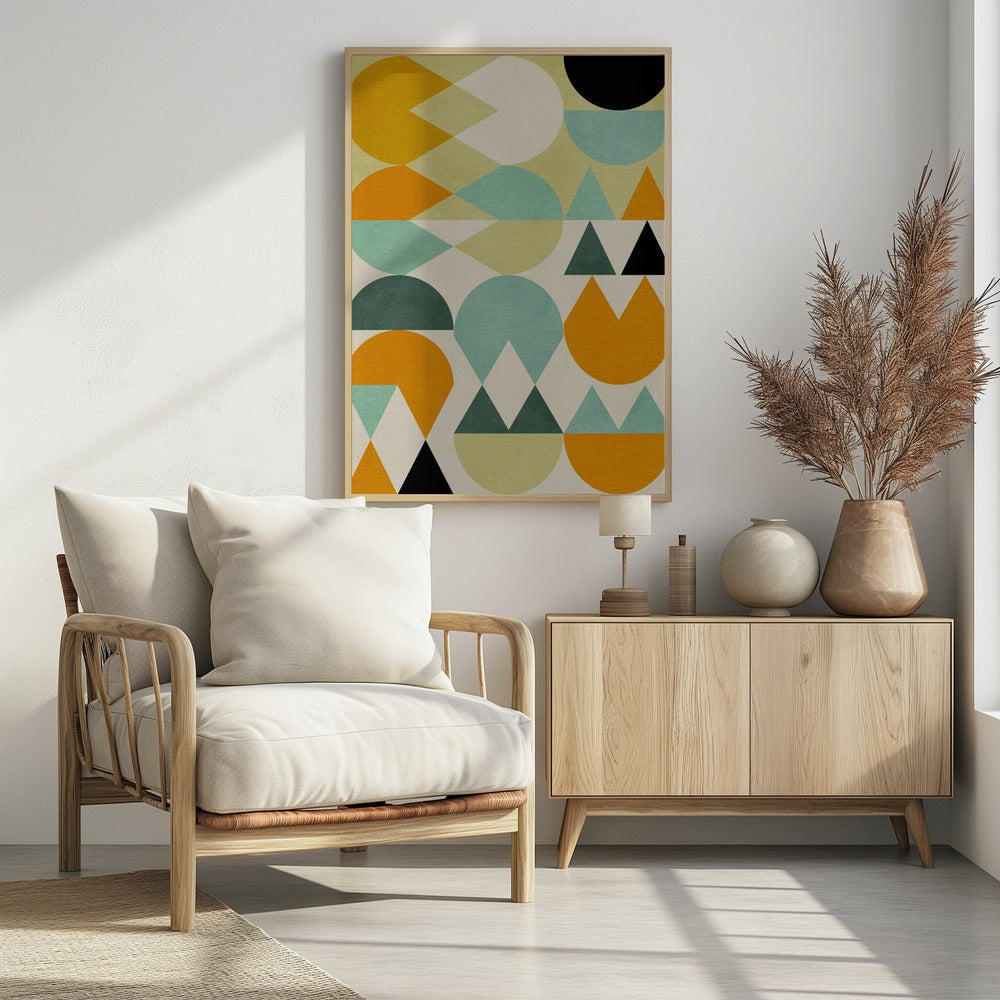Rainbow Plus Shapes5 | Poster