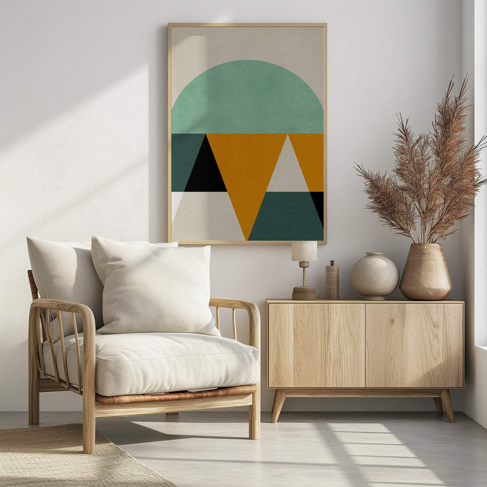 Rainbow Plus Shapes4 | Poster