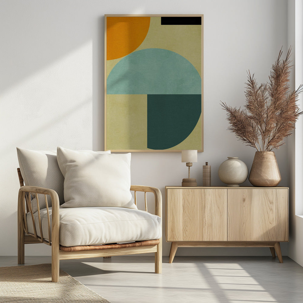 Rainbow Plus Shapes3 | Poster