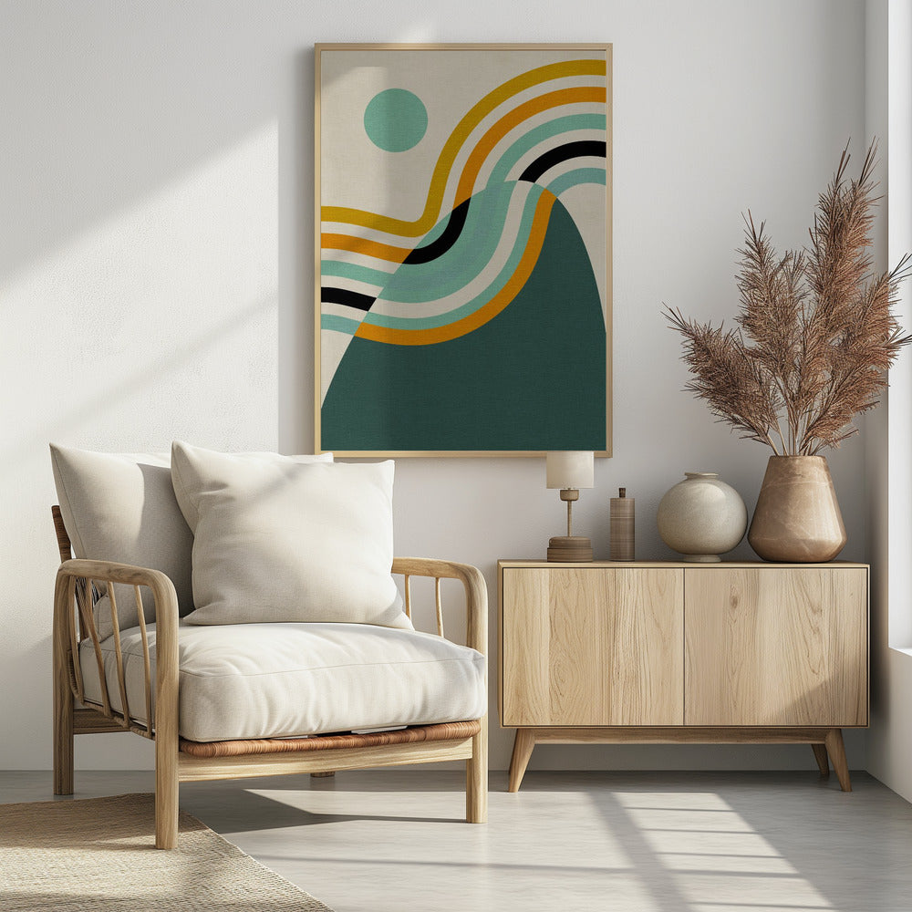 Rainbow Plus Shapes2 | Poster