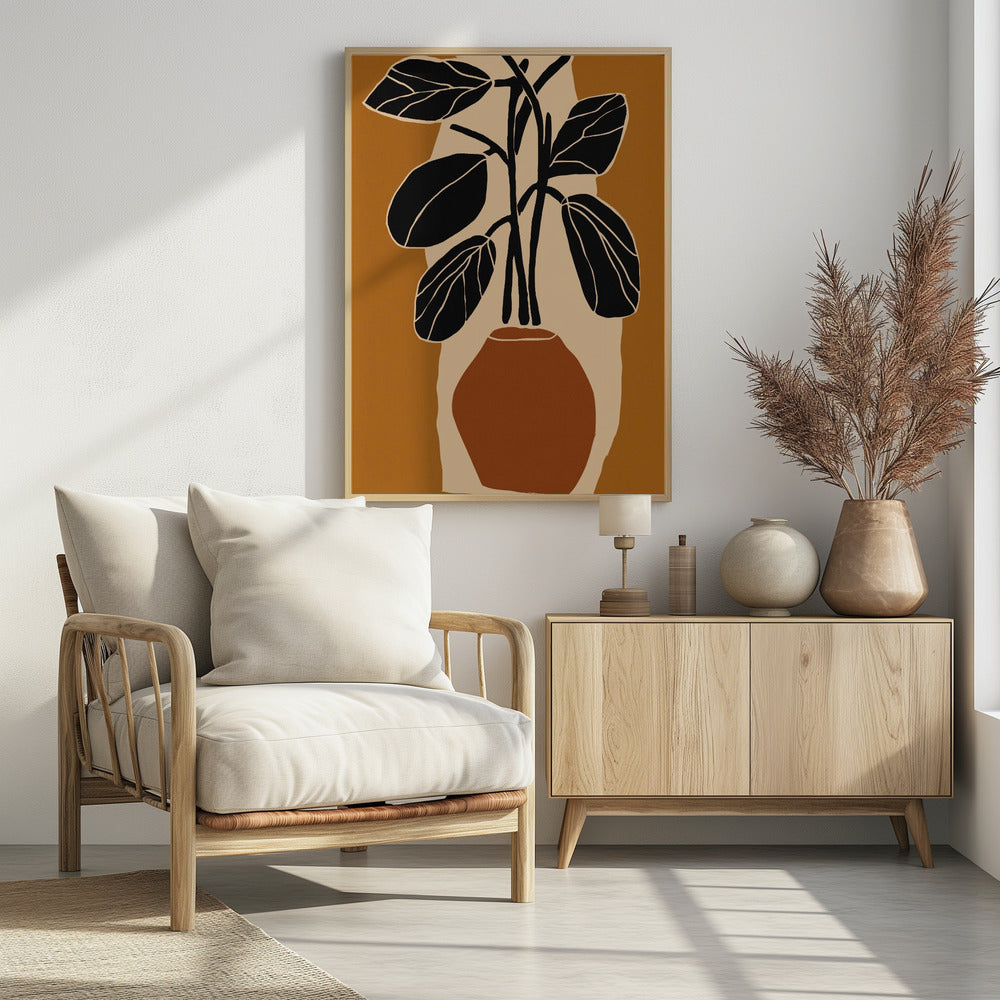 Bold Leaf Silhouette | Poster