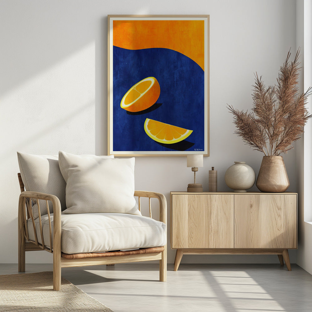 Petit Déjeuner, Deux Oranges | Poster