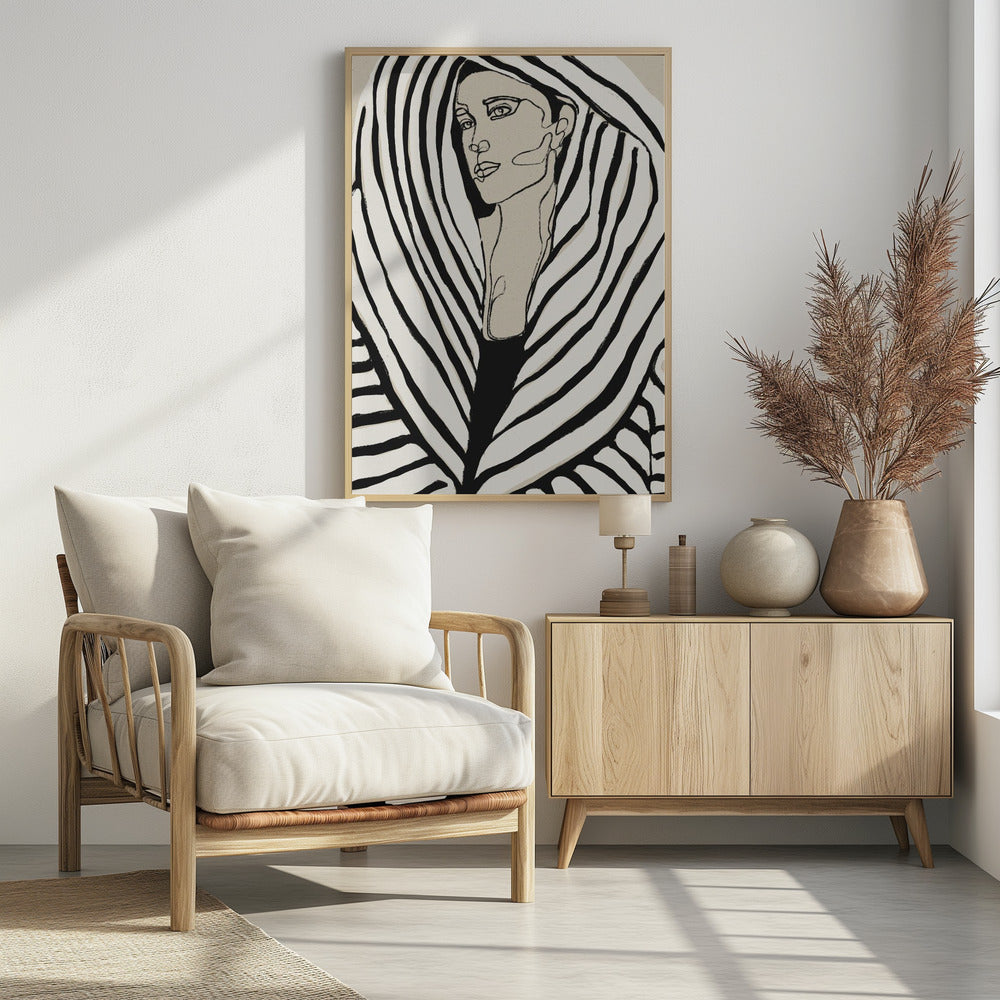 Striped Elegance | Poster