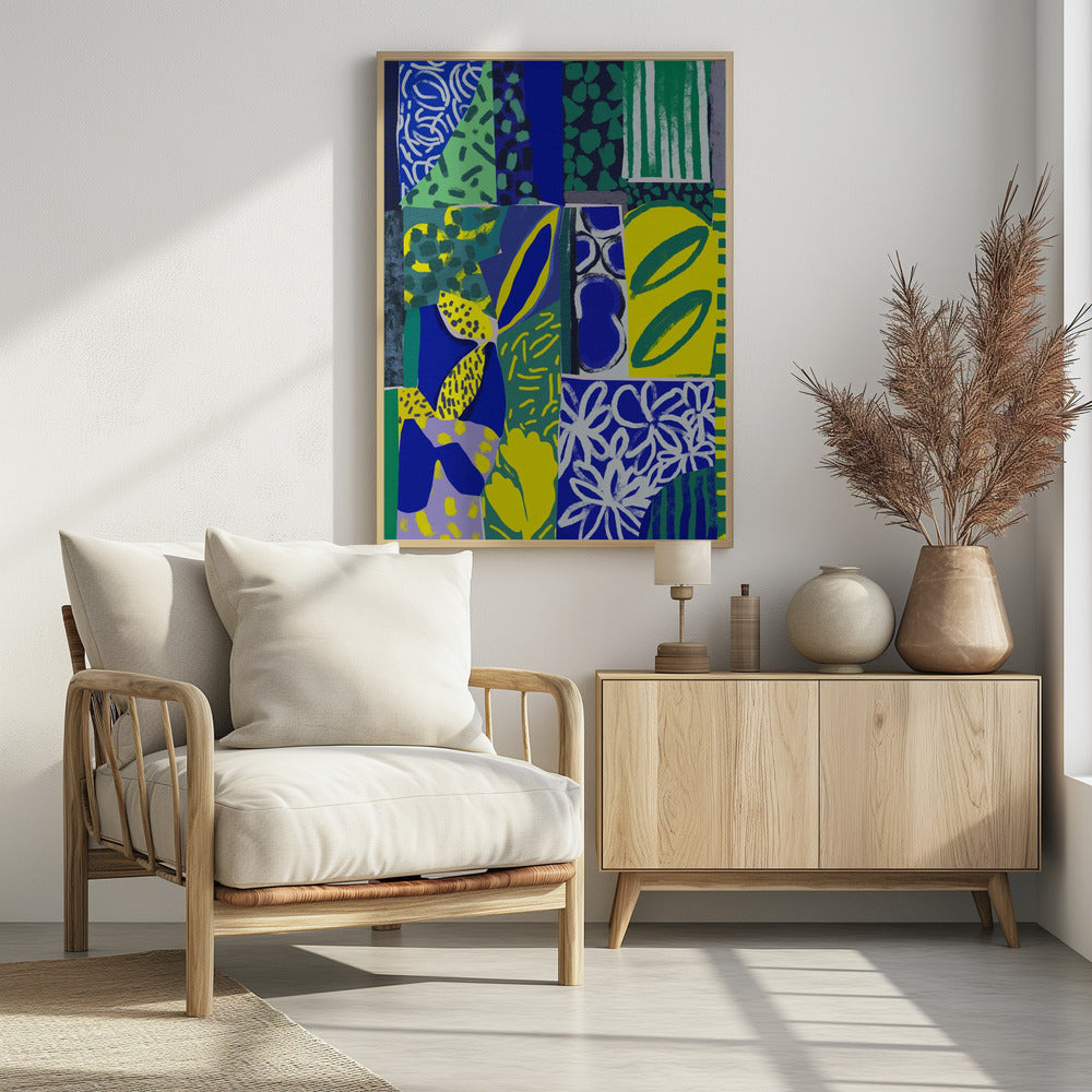 Vibrant Patchwork | Poster