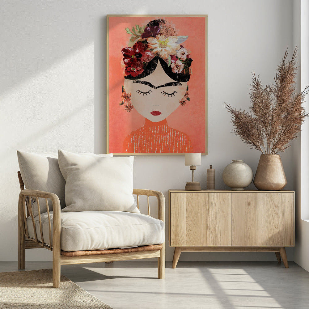 Frida (Peach) | Poster