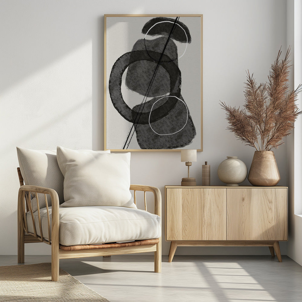 Monochrome Circles | Poster