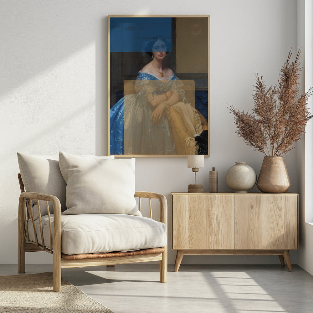 Baroque Portrait Contemporary Collage | Poster