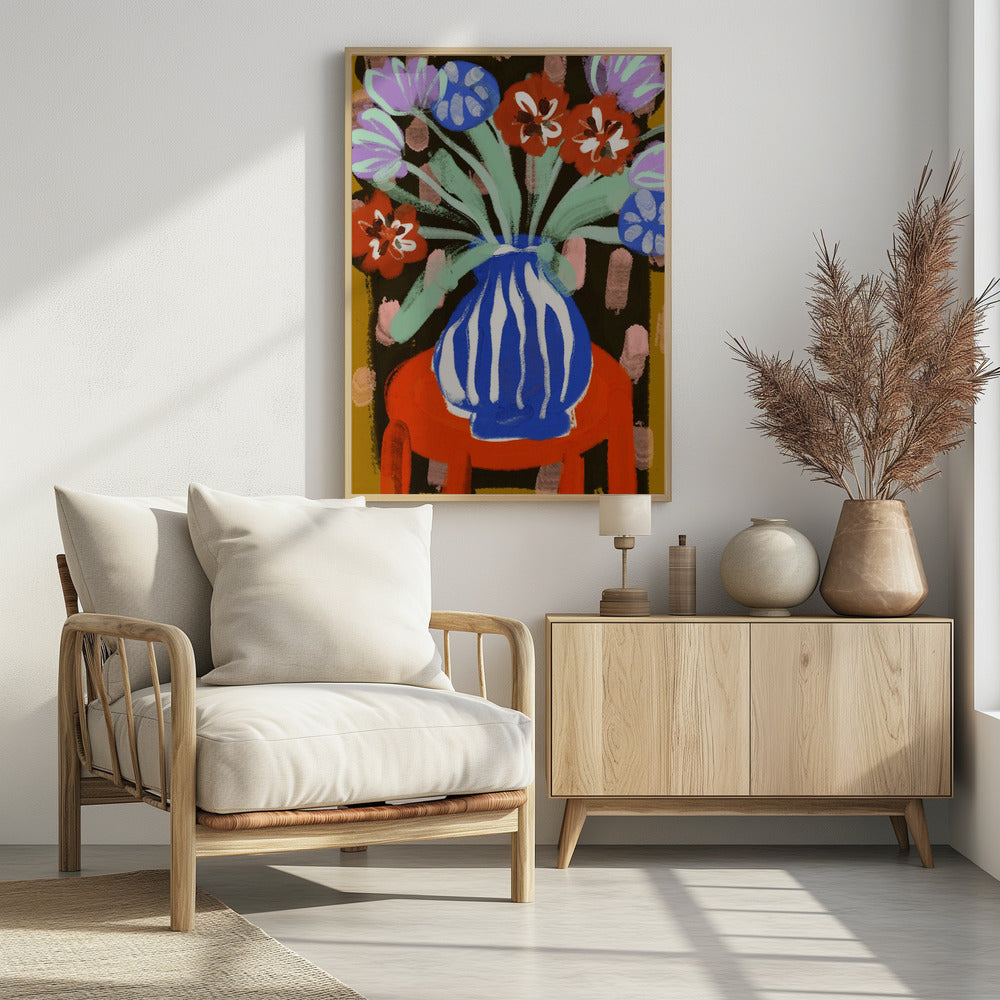 Vase of Joyful Blooms | Poster