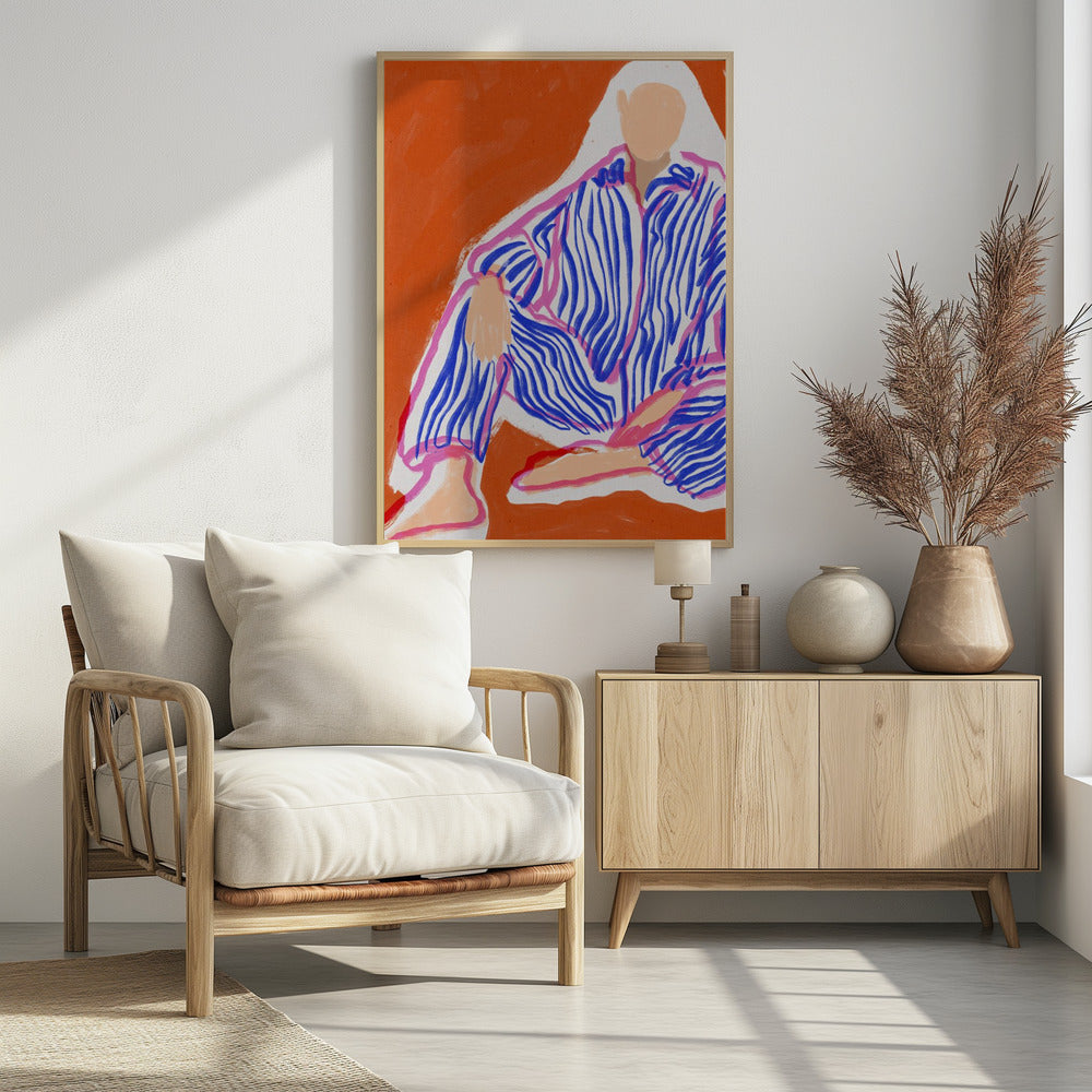 Striped Serenity | Poster