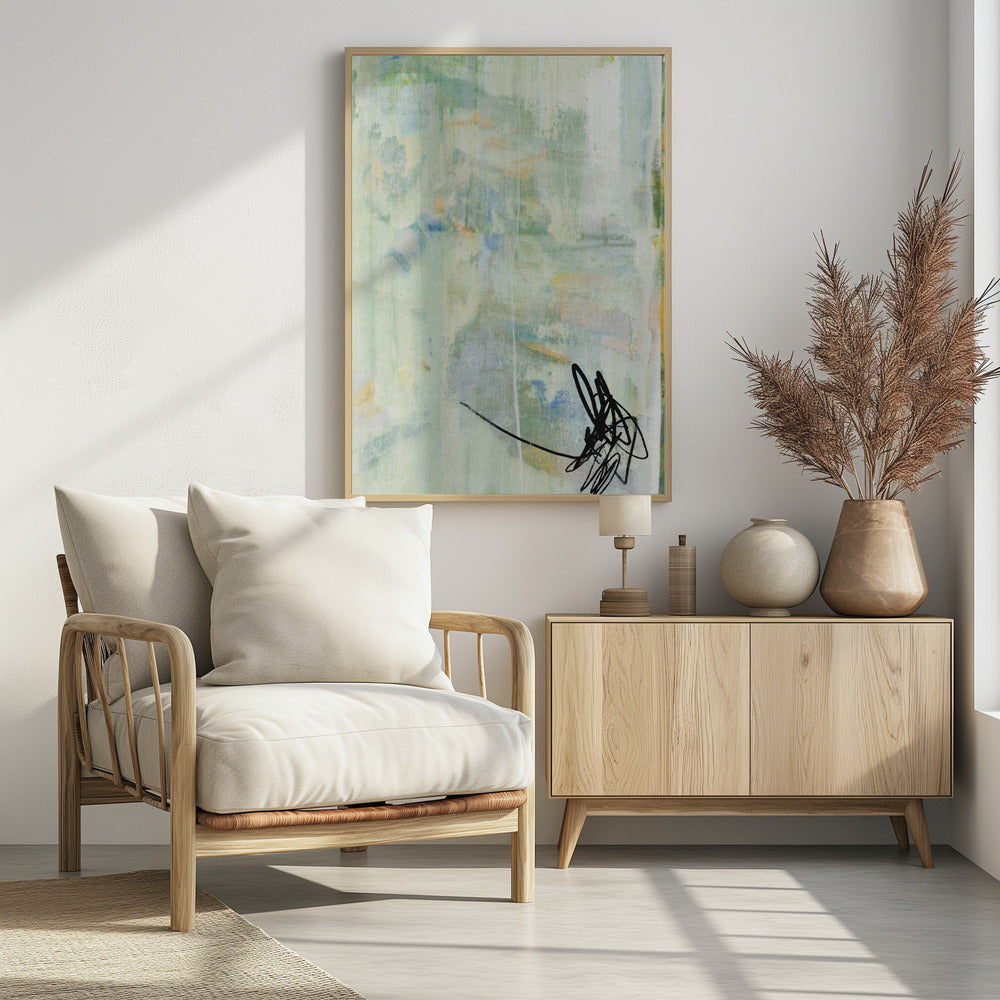 Pastel Colors And Bold Black Accents | Poster