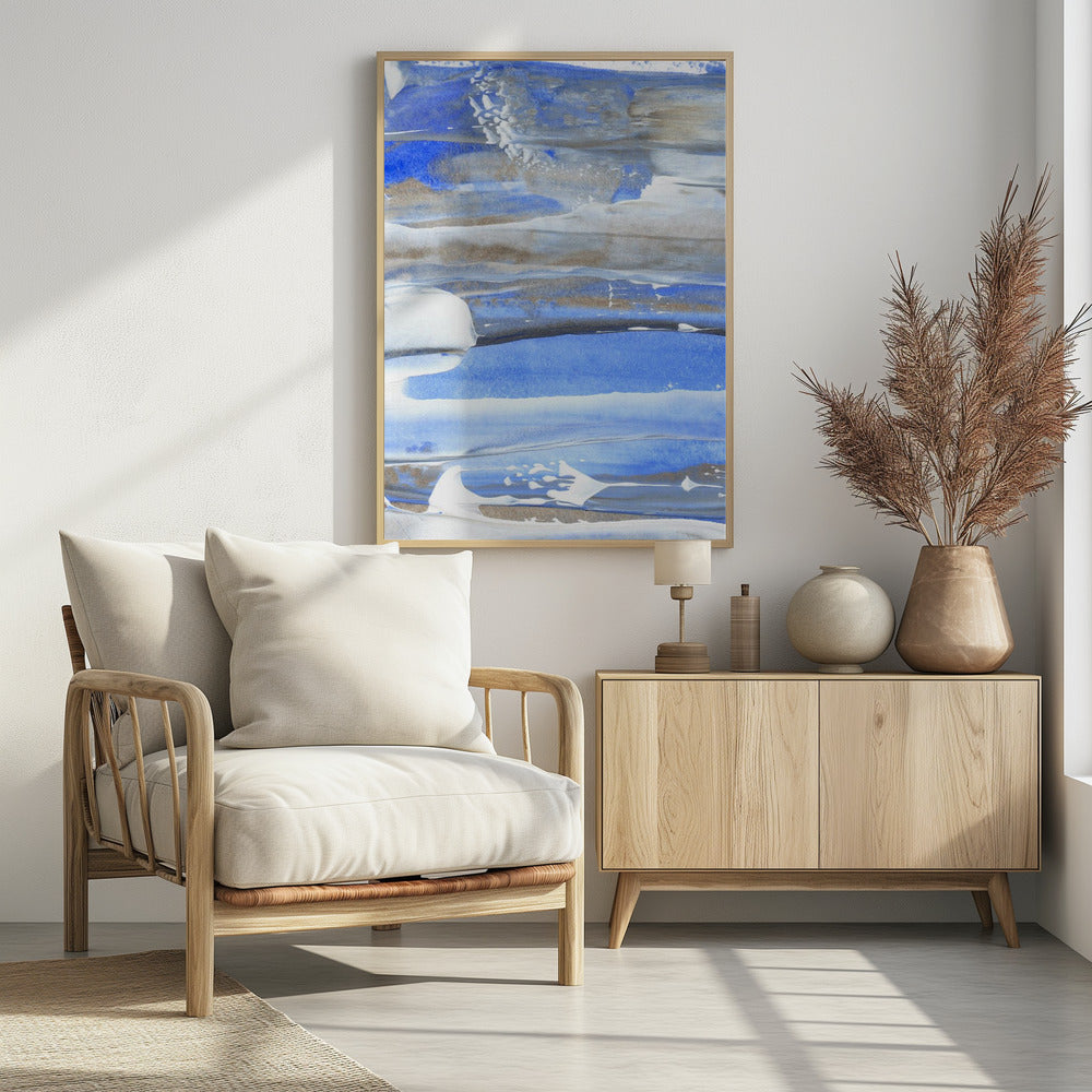 Dynamic Colorful Brushstrokes | Poster