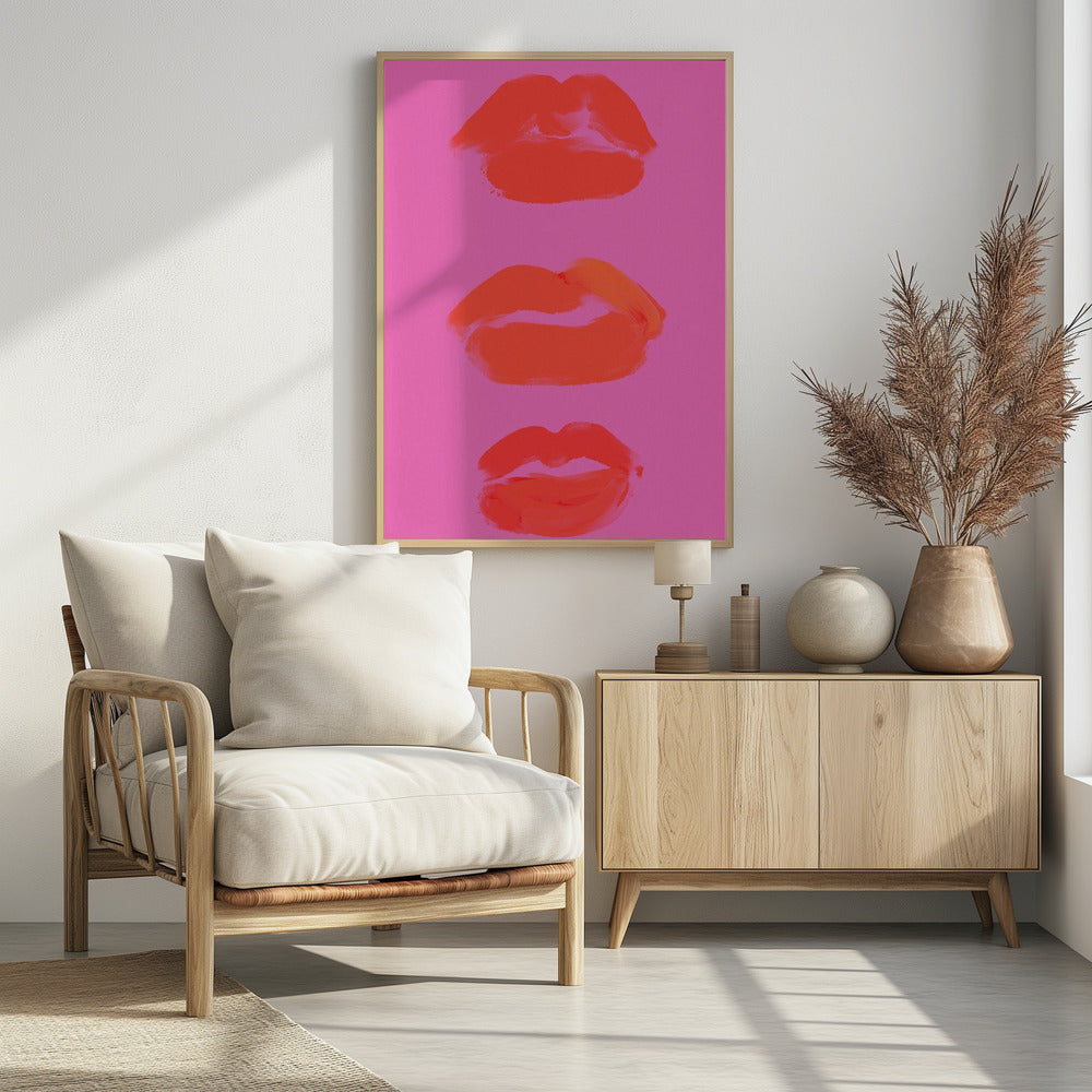 Neon Pout Series | Poster