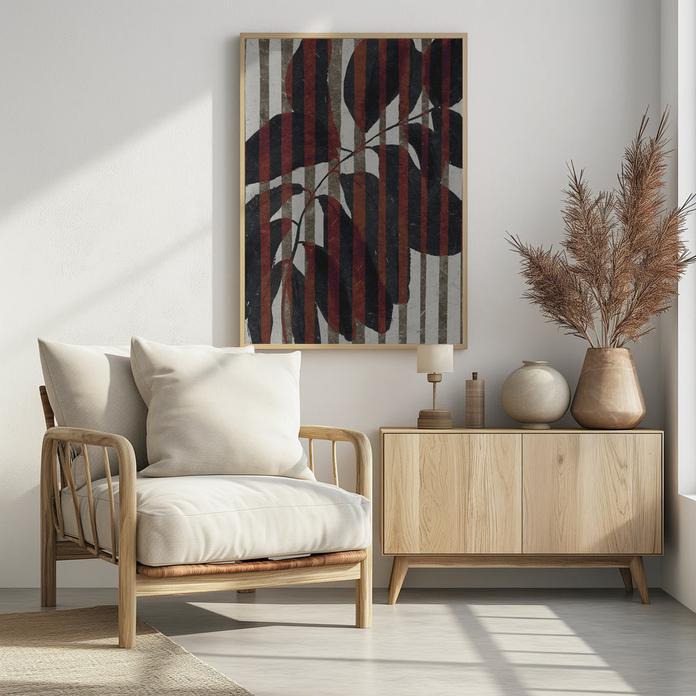Striped Botanical | Poster