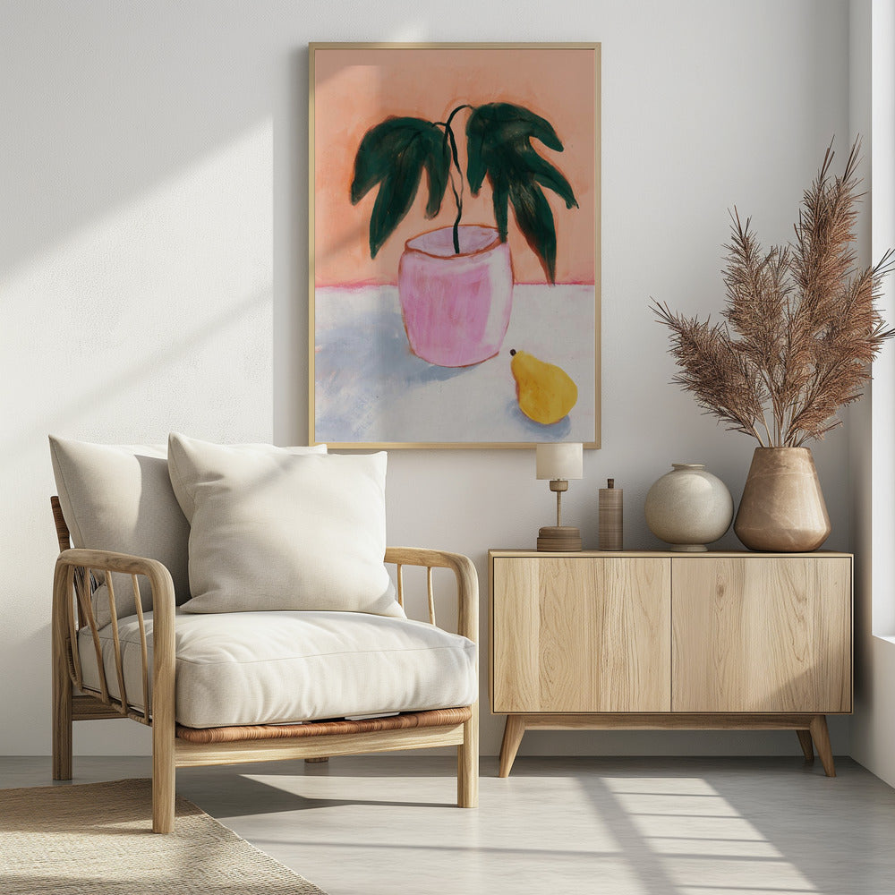Pink Pot, Yellow Pear | Poster